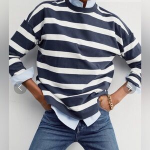 AYR Early Mornings Tee - Baltic Stripe